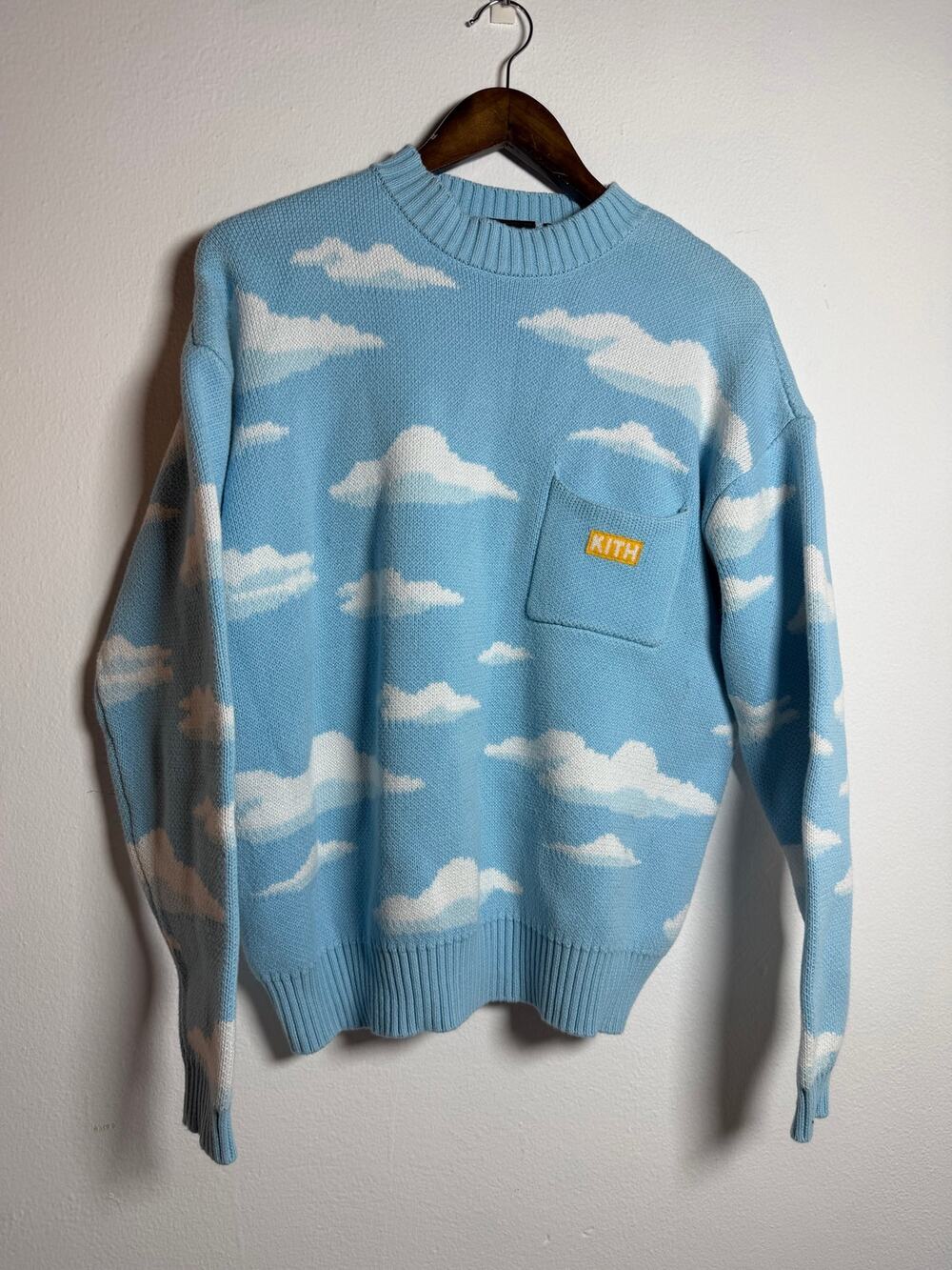 Kith For The Simpsons Cloud Intarsia Sweater 'Blue'